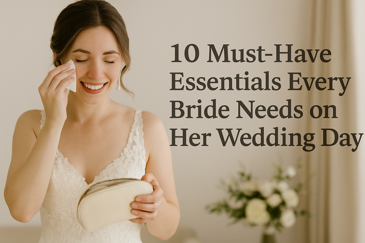 10 Must-Have Essentials Every Bride Needs on Her Wedding Day